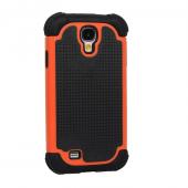 2 Piece Hybrid Rugged Hard PC Soft Silicone Back Case Cover For Samsung S4